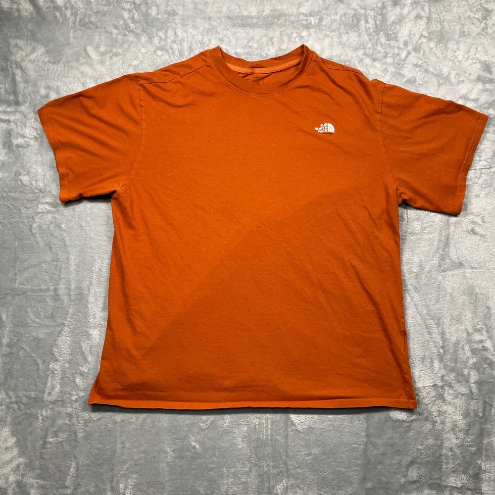 The North Face Womens Circular Design‎ T-Shirt Burnt Orange Short Sleeve Tee XL